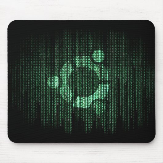 Green Linux-terminal Muismat (Voorkant)
