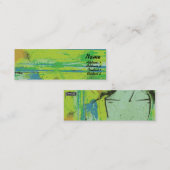 Green Lips - Skinny Mini Visitekaartje (Voorkant / Achterkant)