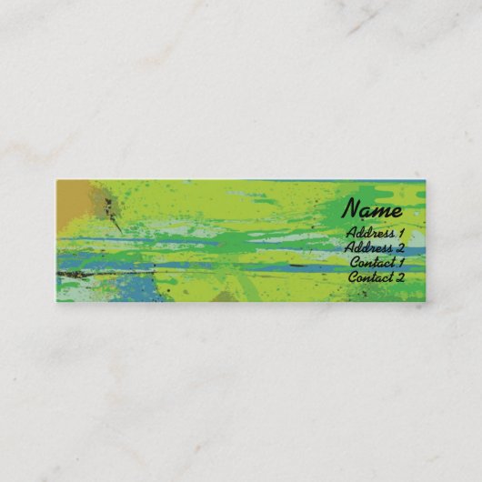 Green Lips - Skinny Mini Visitekaartje (Voorkant)