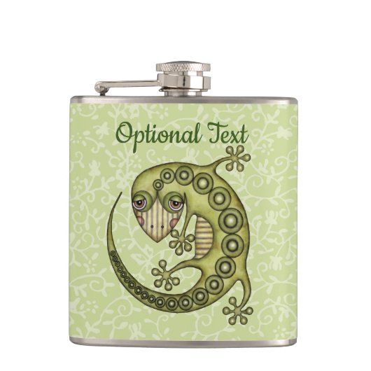 Green Lizard Heupfles (Voorkant)