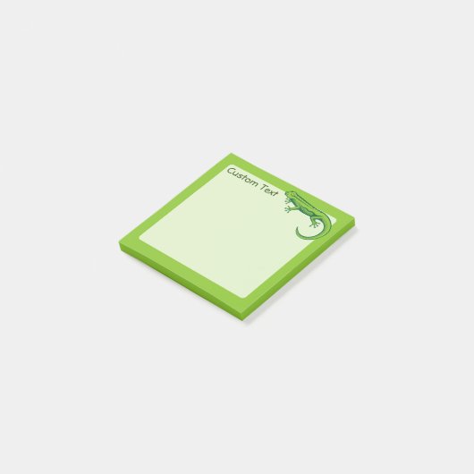 Green Lizard Post-it® Notes (Schuin)