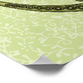 Green Lizard Poster (Hoek)