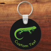 Green Lizard Sleutelhanger (Voorkant)