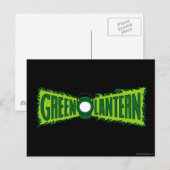 Green Logo Flames Briefkaart (Voorkant / Achterkant)