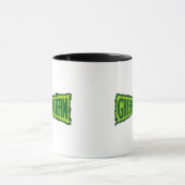 Green Logo Flames Mok (Midden)