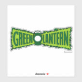 Green Logo Flames Sticker (Vel)