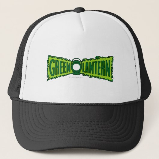 Green Logo Flames Trucker Pet (Voorkant)