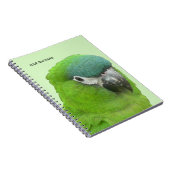 Green Loriket Cust. Tekst- en BG-kleurenNotitieboe Notitieboek (Rechterzijde)