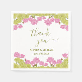 Green Lotus Lily Flowers Wedding Indian Servet