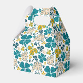 Green Lucky Shamrocks Clover St. Patrick's Day Bedankdoosjes (Voorkant Zijde)