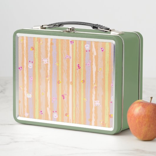 Green Lunch Box – Baby Joy & Creatures Pastel (In situ)