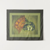 Green Man Knight Wandkleed (Voorkant (horizontaal))