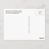 Green Man Sculpture Briefkaart (Achterkant)