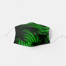 Green Man Spiral Black Matrix Sci-Fi Abstract