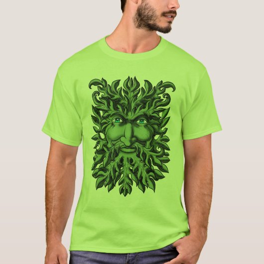Green Man T-shirt (Voorkant)