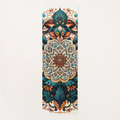 Green Mandala Harmony Yoga Mat (één zijde) (Voorkant)