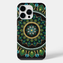 Green Mandala | met de hand beschilderd | Heilige