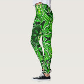 Green Mandala Motif Leggings (Gauche)