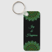 Green Mandala Sleutelhanger (Voorkant)