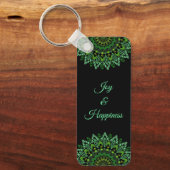 Green Mandala Sleutelhanger (Voorkant)
