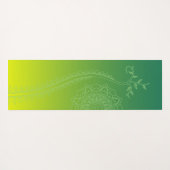 Green Mandala Yoga Mat (Achterkant (horizontaal))
