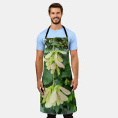 Green Maple Seed Nature Apron Schort (Gedragen)