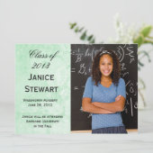 Green Marble Afstuderen aangekondigd Aankondiging (Staand voorkant)