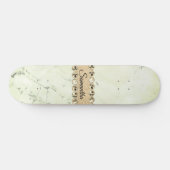 Green Marble Diamond Bling Skateboard (Horizontaal)