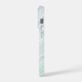 Green Marble Fusion Phone Case (Côté gauche)