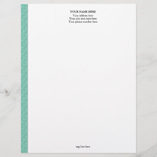 "Green Marble" Letterhead Briefhoofd Ontwerp