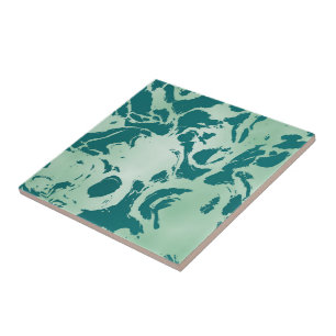 Green Marble Tegeltje