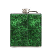 GREEN MARBLE Texture Custom Name Flask v13 Heupfles (Achterkant)