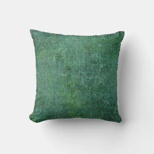 Green Marbleized Pillow Kussen