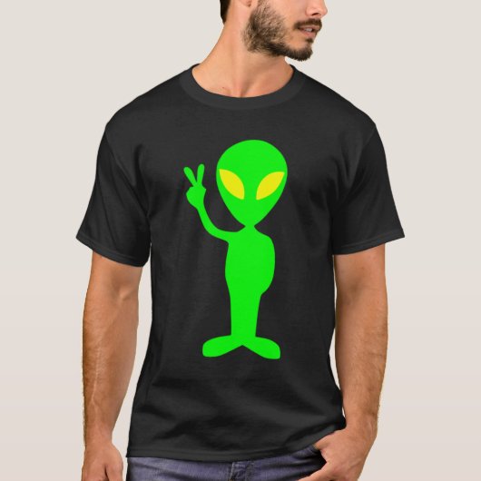 Green Martian shirt (Voorkant)