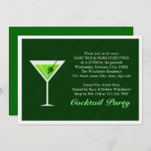 Green Martini Kaart (Voorkant / Achterkant)