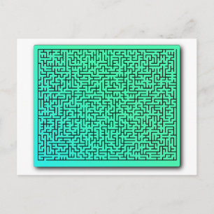 Green Maze Briefkaart