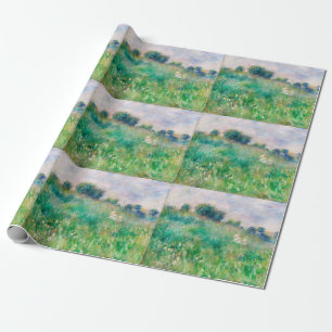 Green Meadow door Renoir Impressionist Painting Cadeaupapier