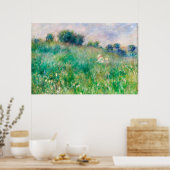 Green Meadow door Renoir Impressionist Painting Poster (Keuken)
