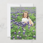 Green Meadows Invitation de fête d'anniversaire po (Dos)