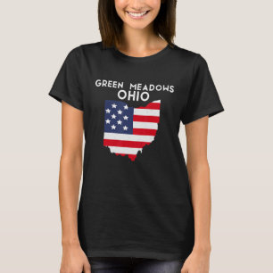 Green Meadows Ohio USA State America Travel Ohioan T-shirt