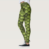 Green Mermaid Scale Leggings (Links)