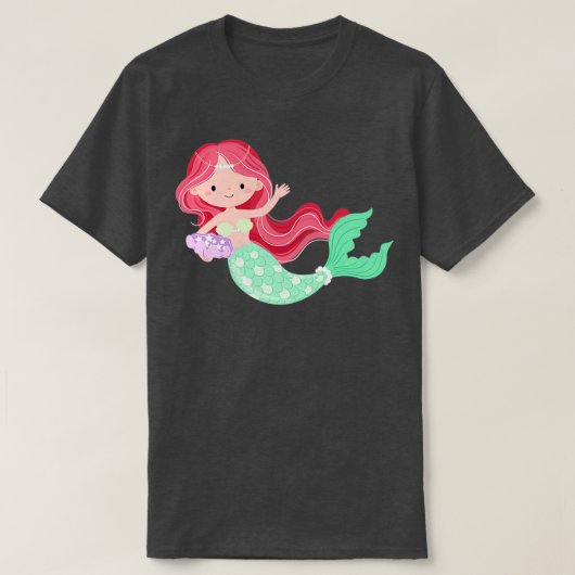 Green Mermaid T-shirt (Design voorkant)