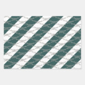 Green Merry Christmas Houndstooth Inpakpapier Vel (Voorkant)