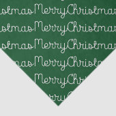 Green Merry-kersttissue paper Tissuepapier (Detail)