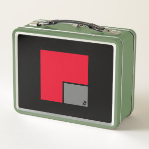 GREEN Metal Lunchbox van #METROPOLIM