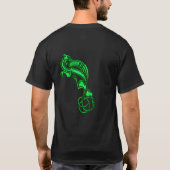 Green Metallic Celtic Dog Tshirt (Dos)