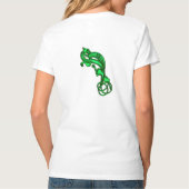Green Metallic Celtic Dog Tshirt (Dos)