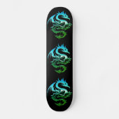 Green Metallic Dragon Skateboard (Voorkant)