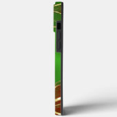 Green Metallic Red Alcohol Ink Holiday Case-Mate iPhone Case (Achterkant / Links)