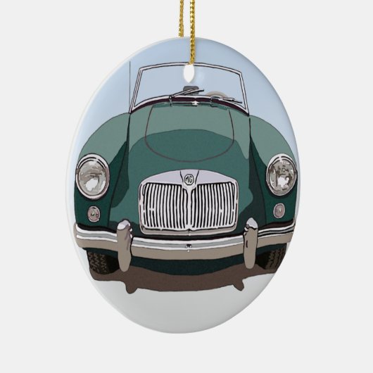 Green MGA Car Ornament (Rechts)